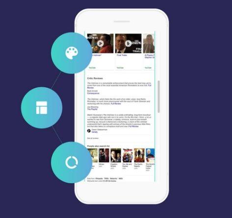 Search Expander mobile phone display
